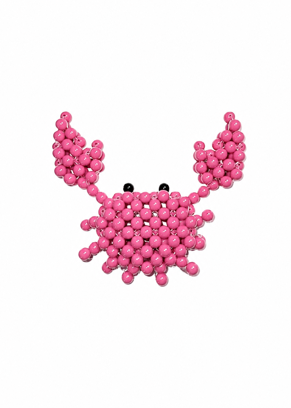 Crab Charm – Beaded Bag Charm