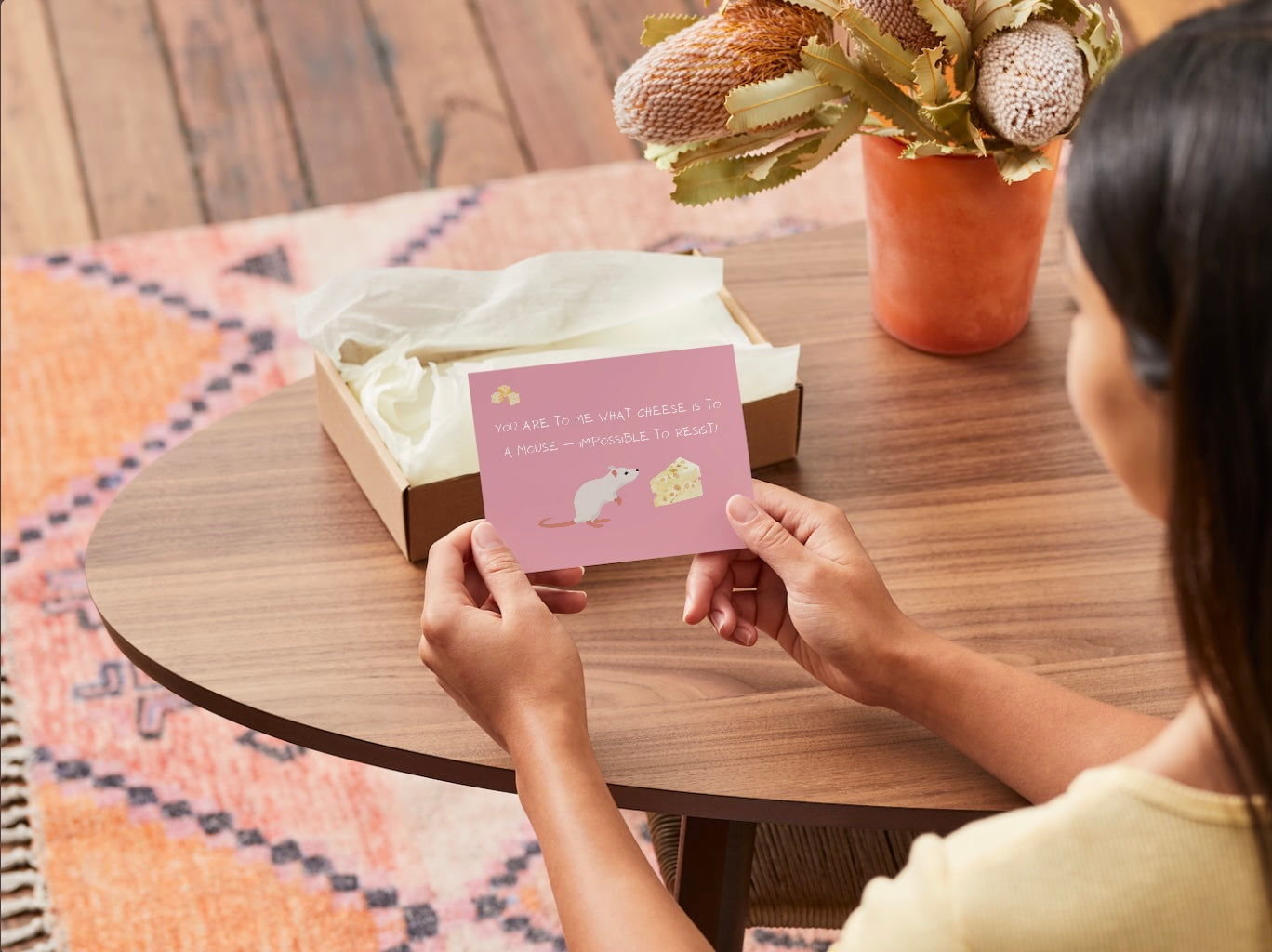 Impossible to Resist - Cute & Cheesy Card