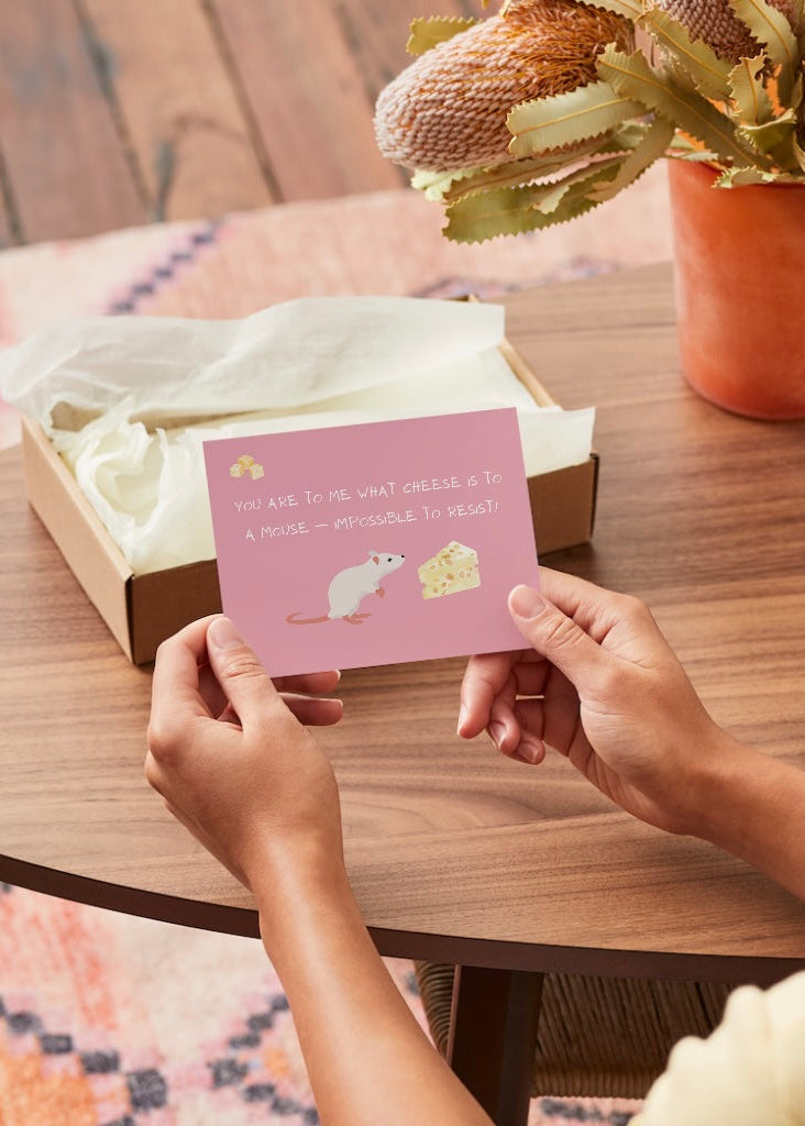 Impossible to Resist - Cute & Cheesy Card