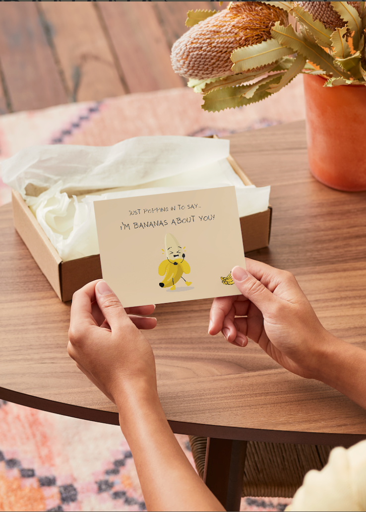 I’m bananas about you – Flirty & Fun Card