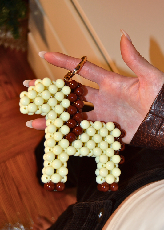 Horse Charm – Beaded Bag Accessory