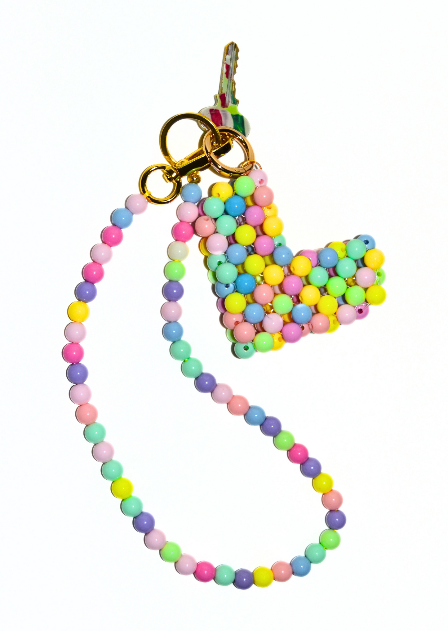 Medium Beaded Keychain