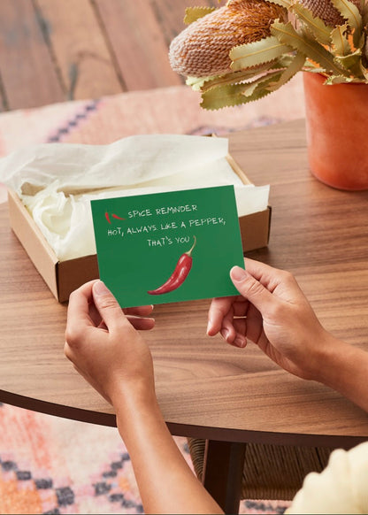 Spice Reminder - Hot & Playful Card