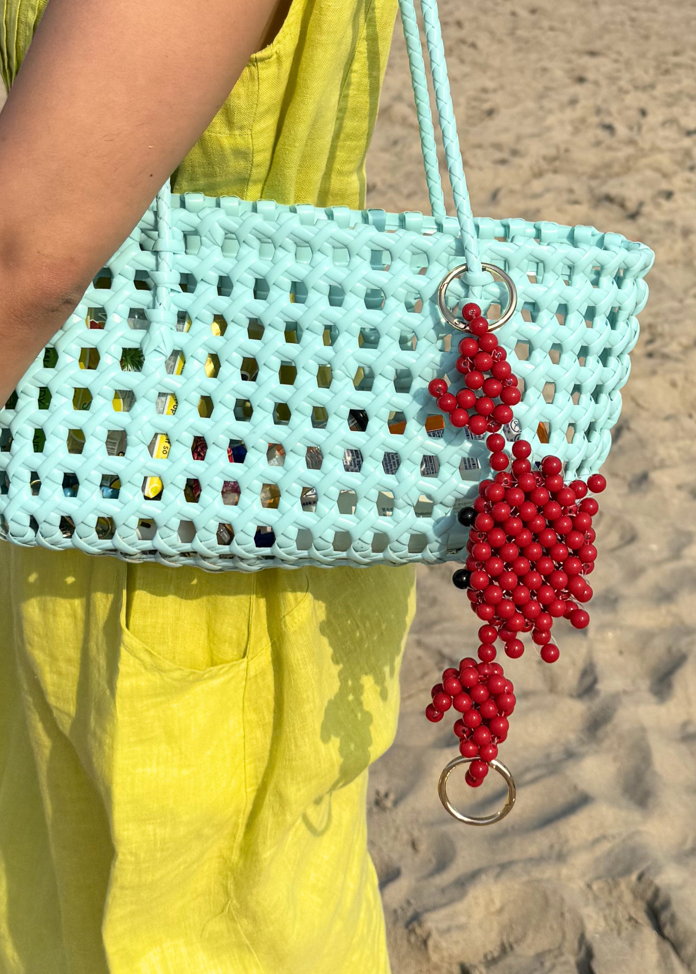 Crab Charm – Beaded Bag Charm