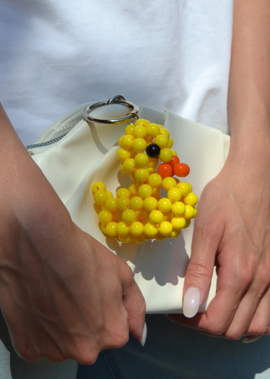 Duck Charm – Beaded Bag Charm