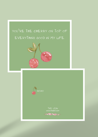 Cherry on Top – For the Sweetest Cherry in Your Life Card