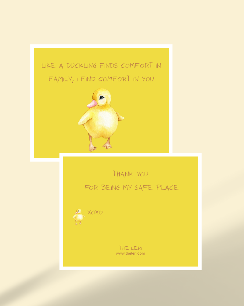 Duckling is For You to Treasure – Sweet & Playful Card