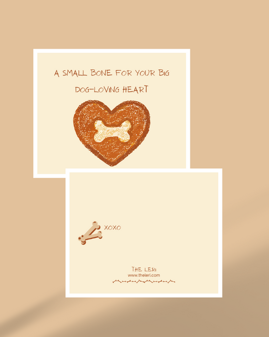 For Your Big Dog-Loving Heart - Sweet and Heartfelt Card