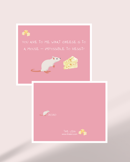 Impossible to Resist - Cute & Cheesy Card