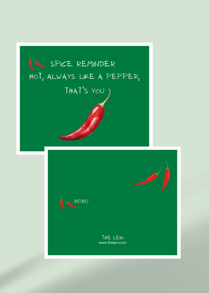 Spice Reminder - Hot & Playful Card