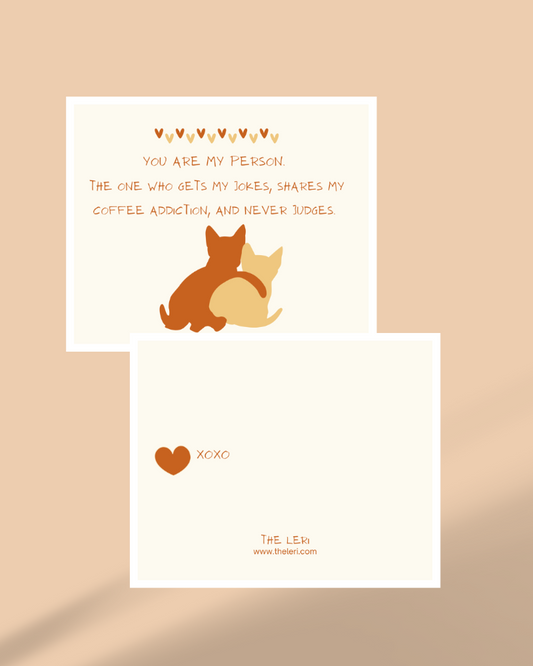 You Are My Person - Sweet and Heartfelt Card