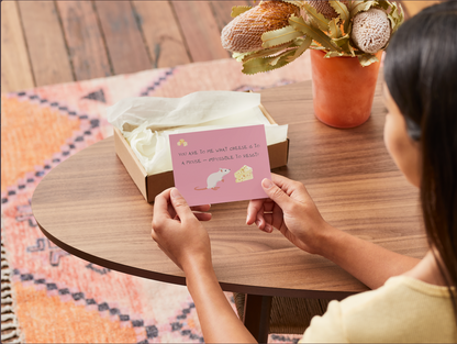 Impossible to Resist - Cute & Cheesy Card