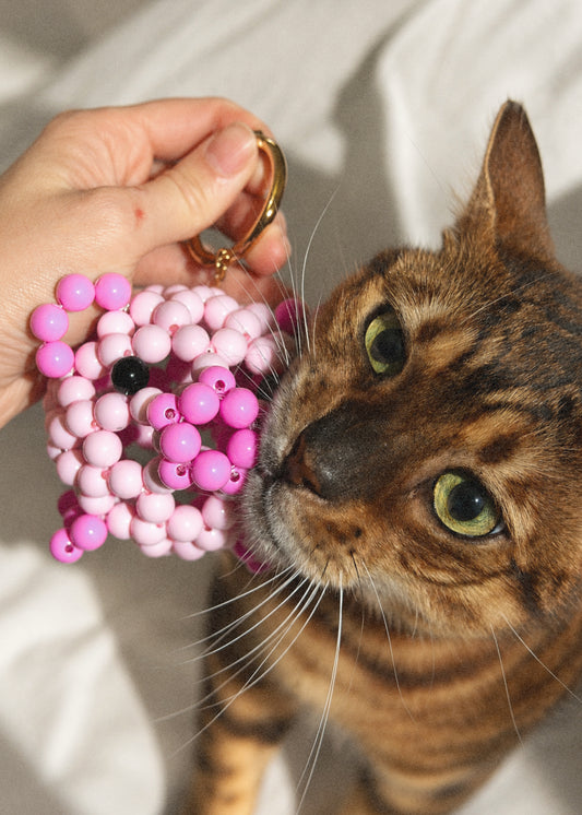 Piggy Charm – Beaded Bag Charm