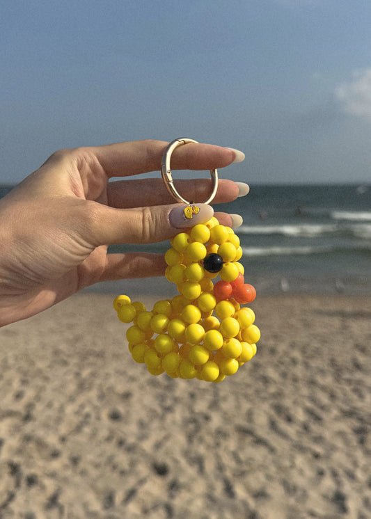 Duck Charm – Beaded Bag Charm