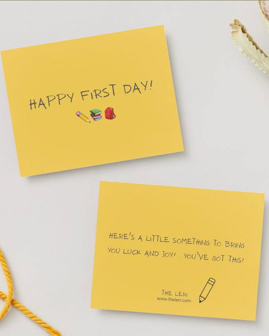 Happy First Day – Mindful, Feel-Good Card