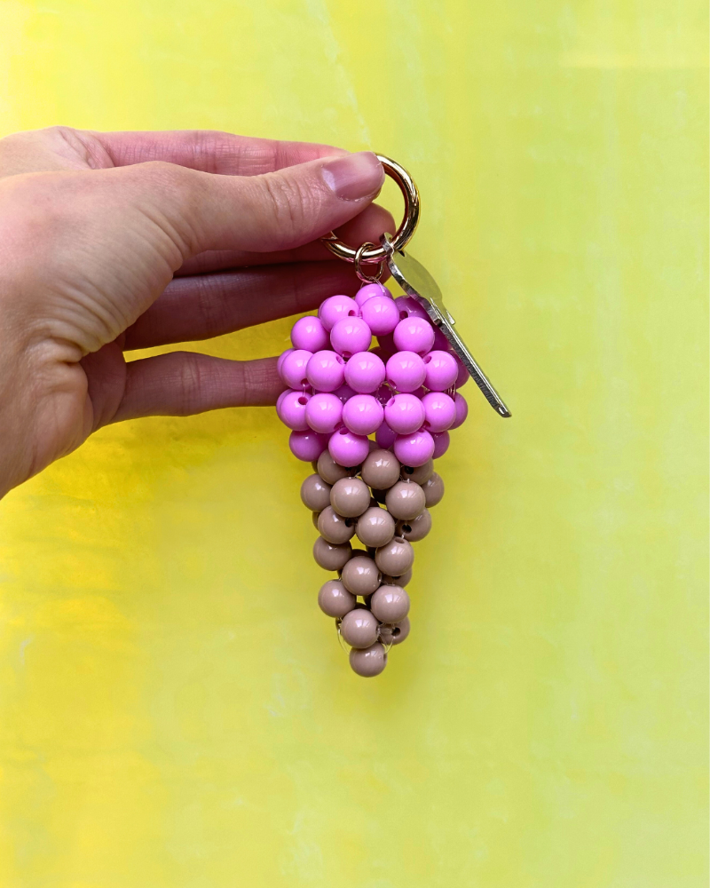 Ice Cream Charm – Beaded Bag Accessory