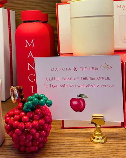 THE LERI x Mangia NYC Collab – Apple Beaded Bag Charm