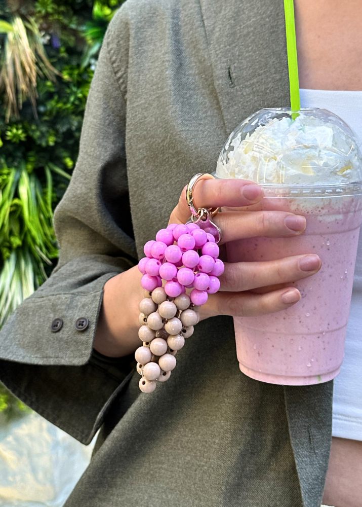 Ice Cream Charm – Beaded Bag Accessory