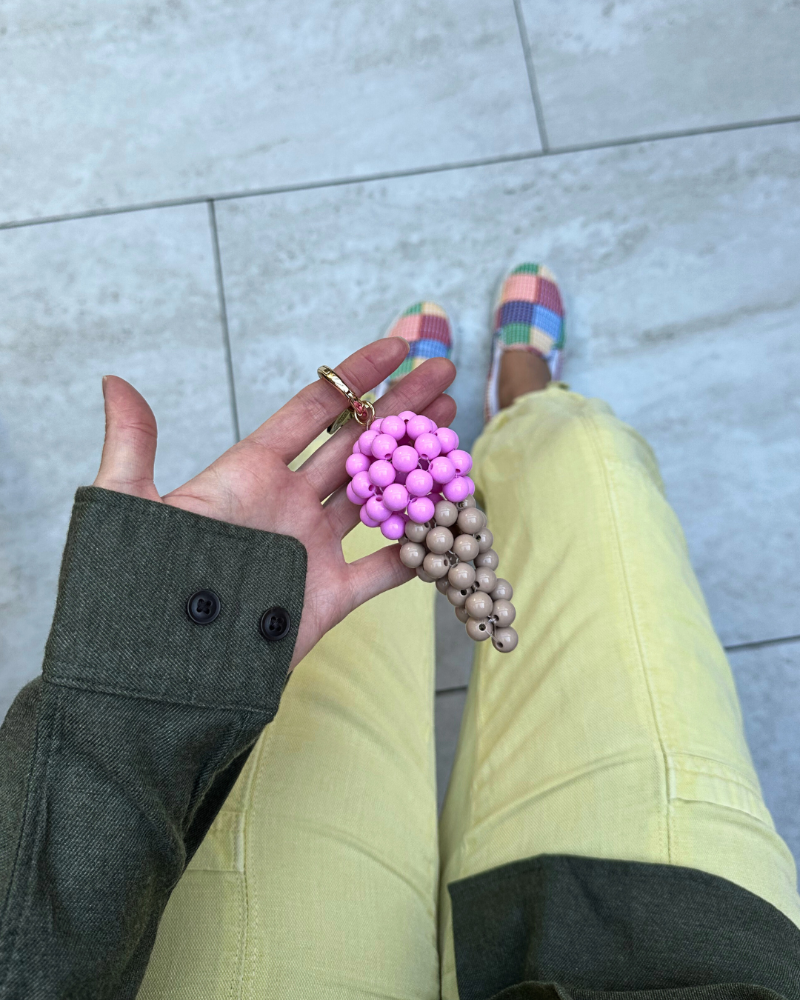 Ice Cream Charm – Beaded Bag Accessory